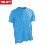 spiro 运动T恤速干跑步健身训练瑜伽服弹力上衣S271M(天蓝色 L)
