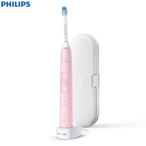 飞利浦(Philips) 电动牙刷HX6856/12 健康护龈型 成人声波震动牙刷(自带牙刷盒) 3种模式 力度感应(热销 HX6856/12粉色)