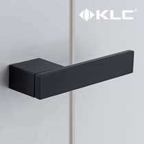 KLC意式极简门锁磁吸静音可镶嵌岩扳皮革木皮生态室内卫生间门锁(F8202平面款 默认)
