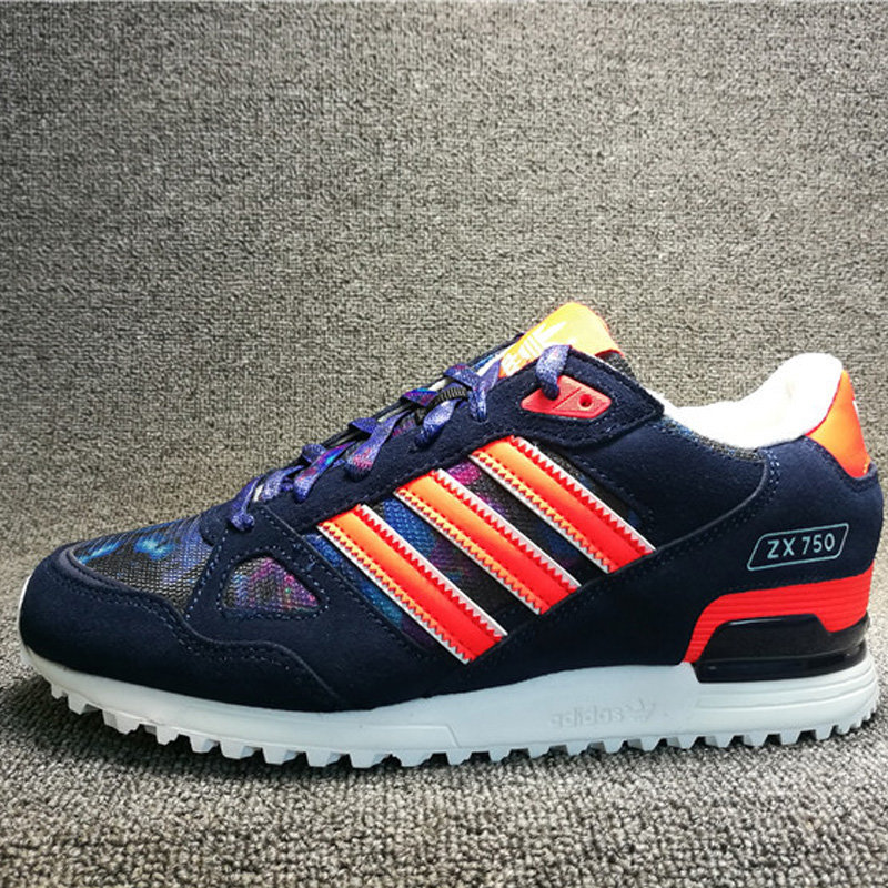 跑步鞋阿迪达斯男鞋adidasoriginals三叶草zx750网面透气运动鞋跑步鞋