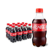 可口可乐碳酸饮料300ML*12瓶整箱装 汽水饮料 真快乐超市甄选