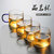 lanpiind 郎品 高硼硅耐热玻璃茶具 (6只装)(白柄玻璃杯6只装 100ml)