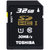 东芝（TOSHIBA）UHS-I 32GB Class10 SDHC存储卡（符合SD协会SD3.0标准规范，兼容UHS-I高速接口，传输速度达30MB/s)