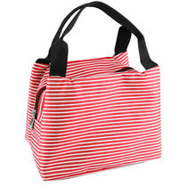 韩版创意可爱学生便当包新款袋包小拎包带饭保温饭盒袋购物收纳袋(红色)