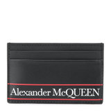 Alexander McQueen男士黑色皮质卡夹602144-1SJ8B-1092黑色 时尚百搭