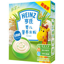 【真快乐自营】亨氏 (Heinz)营养米粉超值装(辅食添加初期-36个月适用)400g
