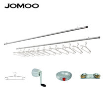 九牧（JOMOO）卫浴手摇式晾衣杆晾衣架合金材质LM202/LM103-754/LM103-354(LM202-755不锈钢)