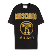 Moschino黑色棉女装短体恤 J0711-0540-7555XS黑色 时尚百搭