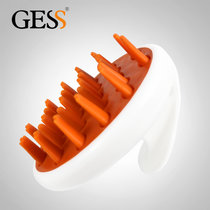 GESS 德国品牌 GESS212经络美体刷 颈椎腰椎按摩器 经络刷按摩刷 按摩梳(珍珠白配蜜柑橙 手动型)