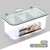 厨房调味盒塑料调味罐套装家用佐料味精收纳盒盐罐调料罐调味料盒(一个装 3060三格【灰色】)