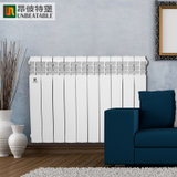 昂彼特堡（UNBEATABLE)UR1011高压铸铝散热器家用壁挂式水暖气片整体压铸意大利品质 价格为单片价格(经典白 中心距350mm)