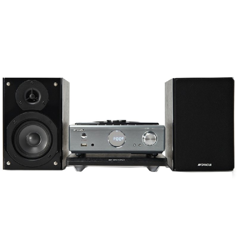 山水(sansui)mc-1405d dvd迷你组合音响 usb直放(黑色)山水mc-1405d
