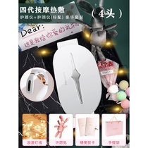 智能颈椎按摩器颈部腰部背部多功能按摩仪舒缓疲劳智能定时 高端实用送家人送朋友送老公 惊喜仪式感礼盒(四代升级-象牙白加护颈仪黑色豪华礼盒)