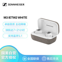 森海塞尔（Sennheiser）MOMENTUM True Wireless 2真无线二代 主动降噪 蓝牙耳机 白色