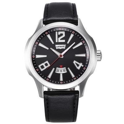 李维斯levis 时尚大方真皮表带石英男性表ltj11(ltj1101)
