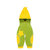 AOBEIMEI0-3岁春款纯棉裤子休闲背带裤(绿色 90)