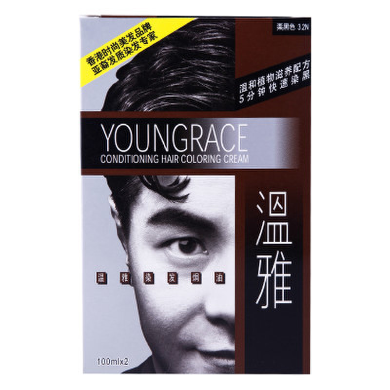 【温雅染发造型图片】温雅染发焗油(栗黑)100ml*2/盒图片大全,高清