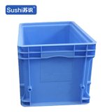 苏识 ZZ009 可堆式周转箱 600*400*280mm ( 颜色：蓝色) 塑料长方形中转物流箱工具储物箱