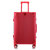 全铝合金铝镁合金拉杆箱22寸金属超大行李箱（5件/套）(红色   直角全铝款 29寸)