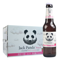 杰克熊猫果味啤酒比利时风味精酿小麦白啤酒275ml*24瓶装整箱(组合装)