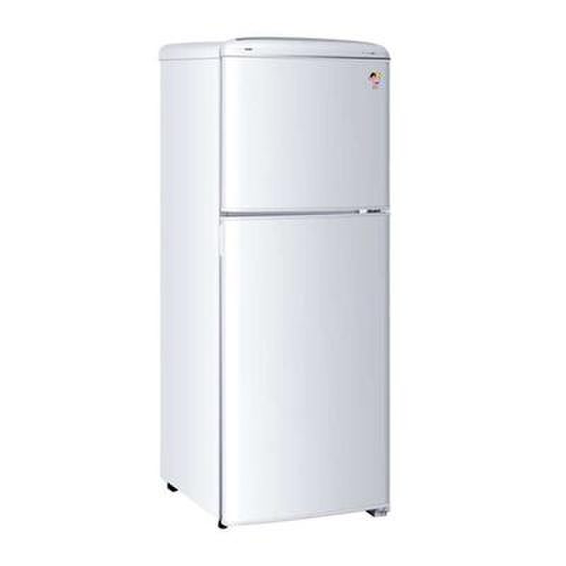 海尔haierbcd133en133升两门冰箱白