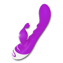 琦莎 双子座震动棒 女用器具 按摩器 AV棒 成人情趣用品 女用zi慰器(紫色)