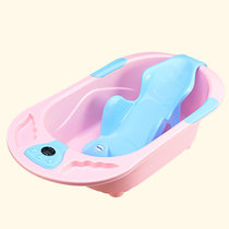 竹咏汇  小孩沐浴盆 婴儿洗澡盆 新生儿可坐躺通用 宝宝浴盆自动感温儿童澡桶(6)