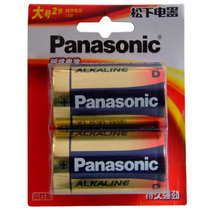 松下（Panasonic）LR20BCH/2B 电池 大号1号高性能碱性电池 2节装