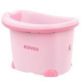日康婴儿浴桶洗澡盆0-12岁粉色RK-X1002-2 国美超市甄选