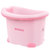 日康婴儿浴桶洗澡盆0-12岁粉色RK-X1002-2 国美超市甄选