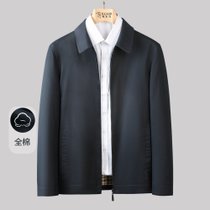 啄木鸟(TUCANO)秋季男式休闲商务舒适纯色修身翻领夹克4XL藏青 商务 休闲 舒适 保暖