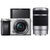 索尼（SONY）ILCE-6100L/a6100/A6100L微单数码相机 16-50+55-210双镜头套装 翻转自拍(银色)