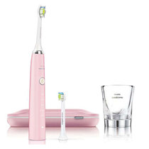 飞利浦（Philips）电动牙刷 钻石亮白型成人声波充电电动牙刷(粉色 HX9362)