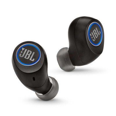 JBL FREE X 二代真无线蓝牙耳机运动跑步入耳式防水便携耳塞 黑色(黑色)