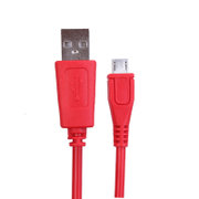 爱易思（Easeyes）MircoUSB E611数据充电线（红色）