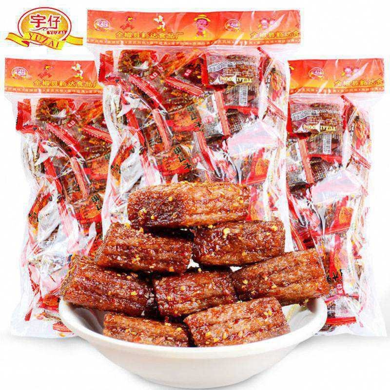 大刀肉辣条 麻辣零食 8090儿时小吃批发便宜250克