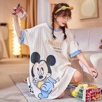 SUNTEK睡裙女春夏季新款日系卡通短袖睡衣可爱甜美女士家居服可外穿(56011)