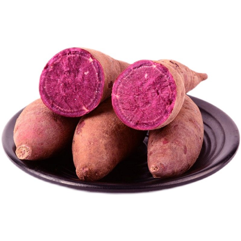 广西紫薯39斤新鲜现挖农家自种地瓜紫番薯紫心紫薯整箱5斤装紫薯