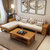 皮耐迪 新中式实木沙发组合 小户型贵妃转角沙发床 客厅家具(单人位)