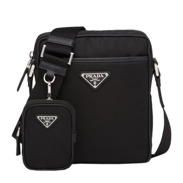 prada黑色男士斜挎包 2vh112-064-f0002 6329黑色 时尚百搭