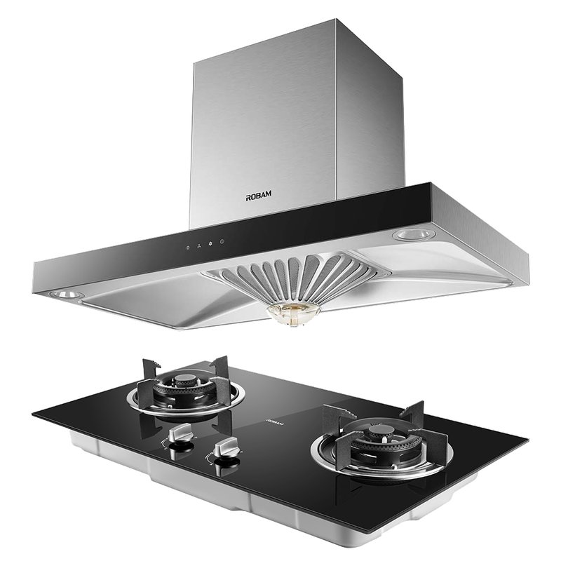 老板(robam) cxw-200-8112 jzt-7b19 欧式 不锈钢 嵌入式 烟灶套餐