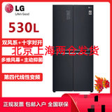 LG冰箱F528MC16 家用530L大容量十字四门变频风冷无霜电冰箱 除抑菌模块 循环风 恒温速冻 黑色