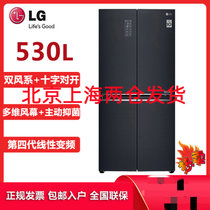 LG冰箱F528MC16 家用530L大容量十字四门变频风冷无霜电冰箱 除抑菌模块 循环风 恒温速冻 黑色