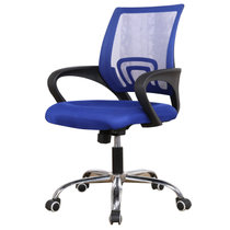 匠林家私电脑椅家用办公椅升降椅子电脑椅(蓝色 黑框)