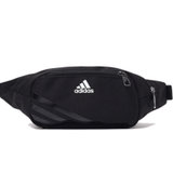Adidas阿迪达斯男包女包新款小包旅游户外运动时尚小背包健身斜挎包休闲腰包钱包胸包 AJ4230(黑色)