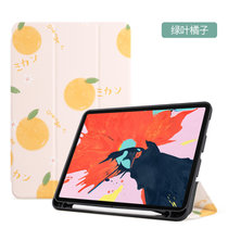 苹果ipadpro2020保护套带笔槽12.9英寸平板电脑翻盖智能休眠皮套三折支架硅胶全包防摔磁吸创意卡通可爱保护壳(图13)