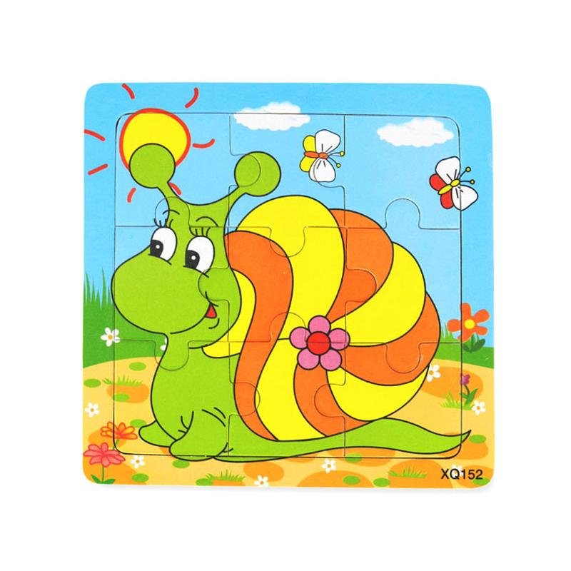 积木拼插智乐美jolamixq152小蜗牛彩色九格拼图返回商品页