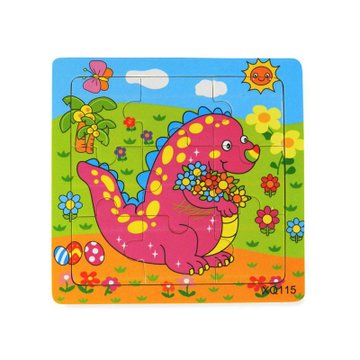 智乐美(jolami)xq115小恐龙彩色九格拼图