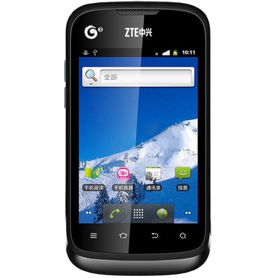 中兴U790 3G手机（黑色）TD-SCDMA/GSM移动定制机