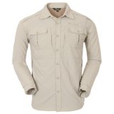 磐雾（pinewood）CM121117男式长袖速干防晒衬衫（石灰色）（M）